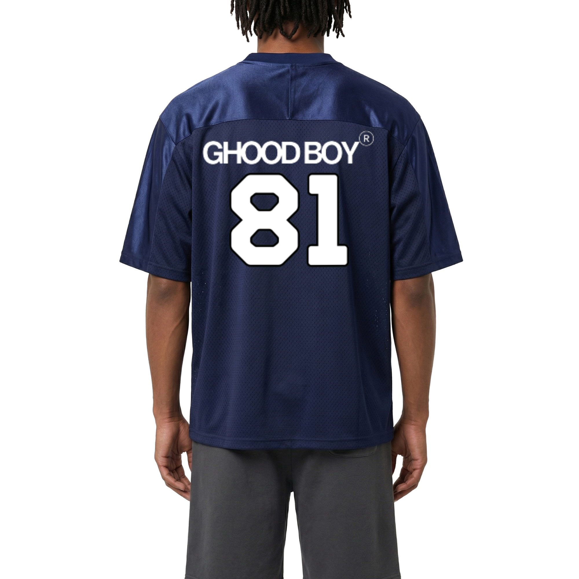GHOODBOY Oversized Mesh V-Neck Soccer Jersey