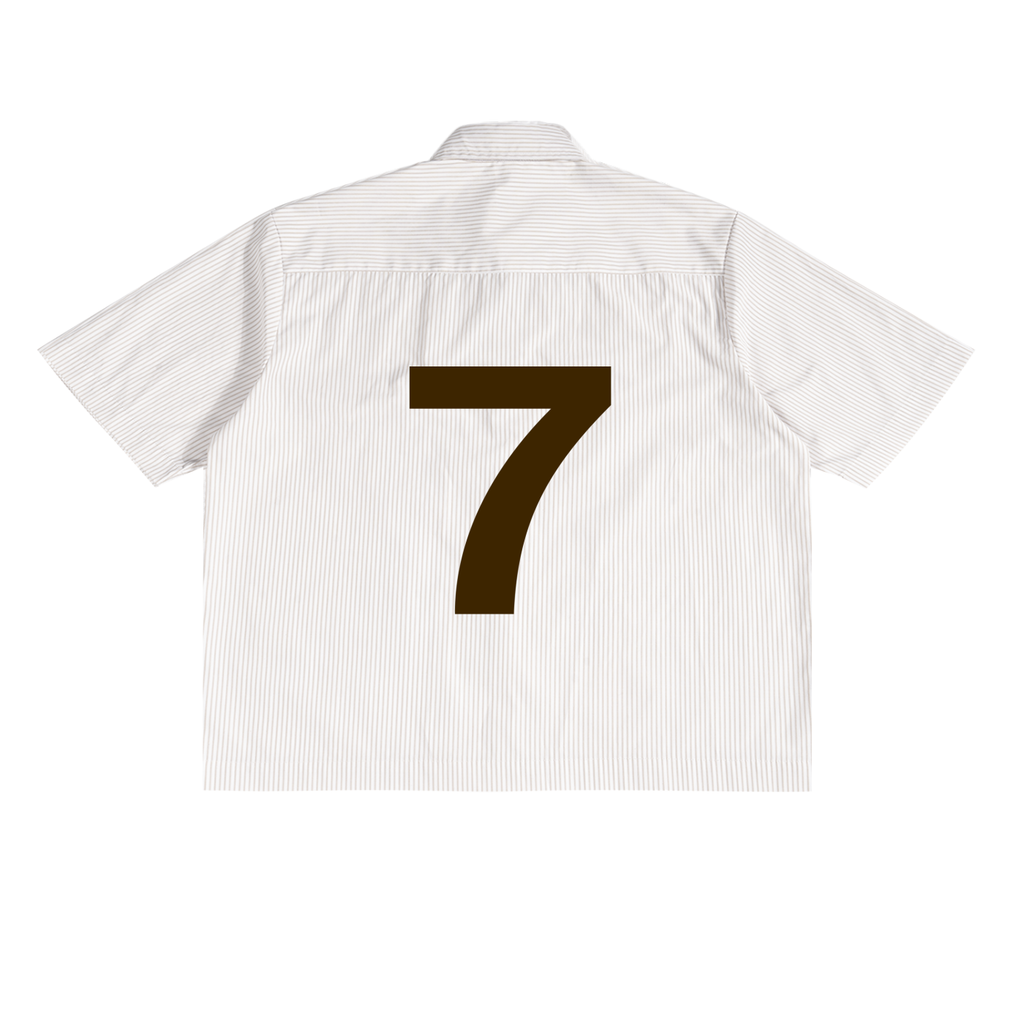 Oversized Vertical Stripe Boxy Shirt