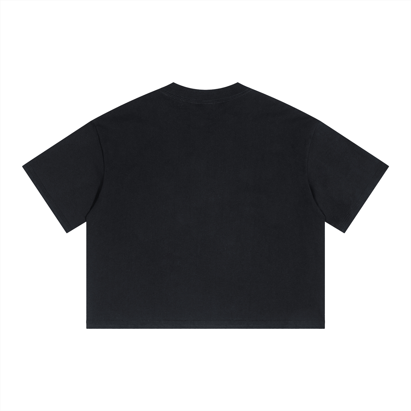 Ghoodboy Unisex Boxy Drop Shoulder Crop T-Shirt