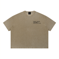 Unisex Vintage Wash Sunfade Boxy Waffle T-Shirt