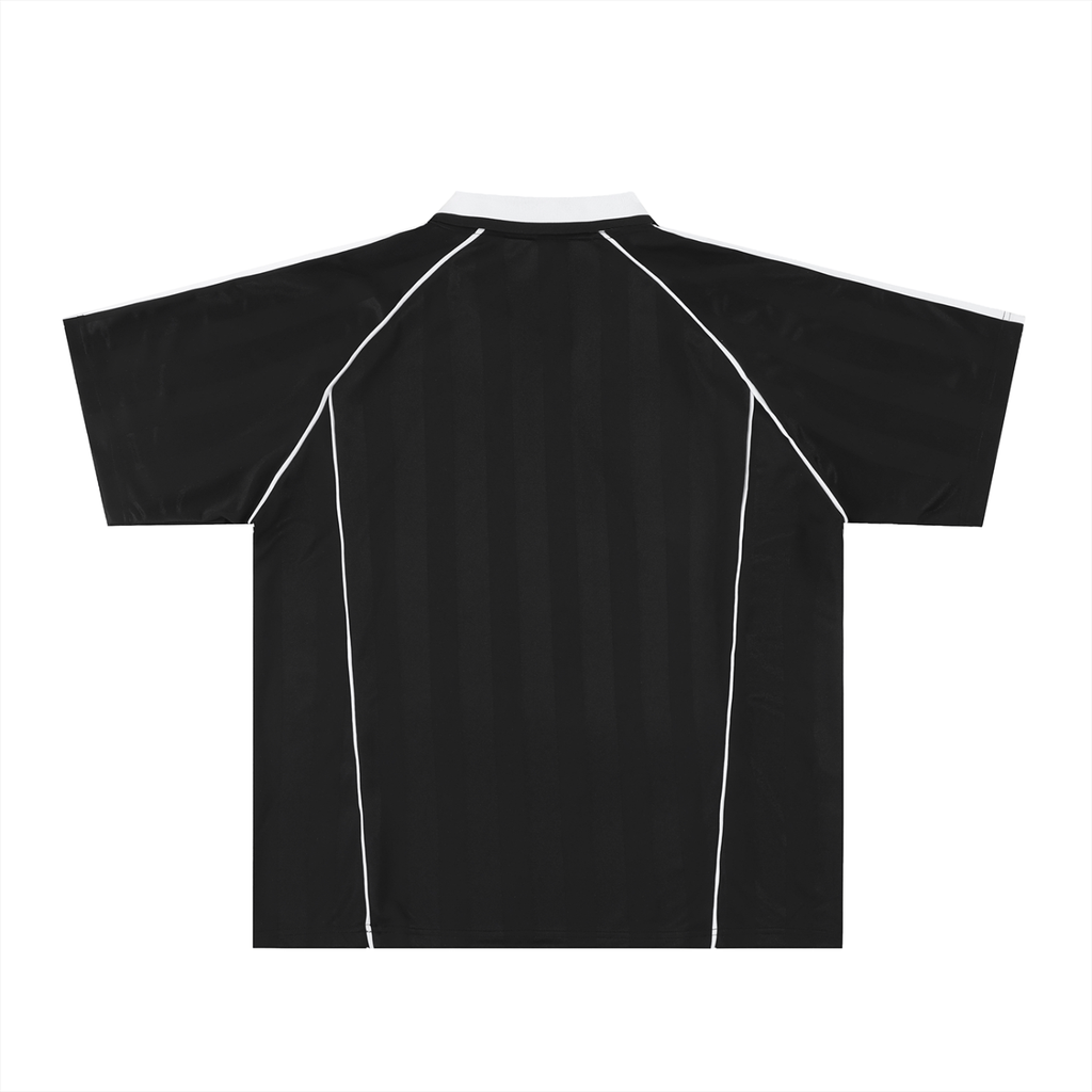 GHOODBOY Shadow Stripe Collared Soccer Jersey