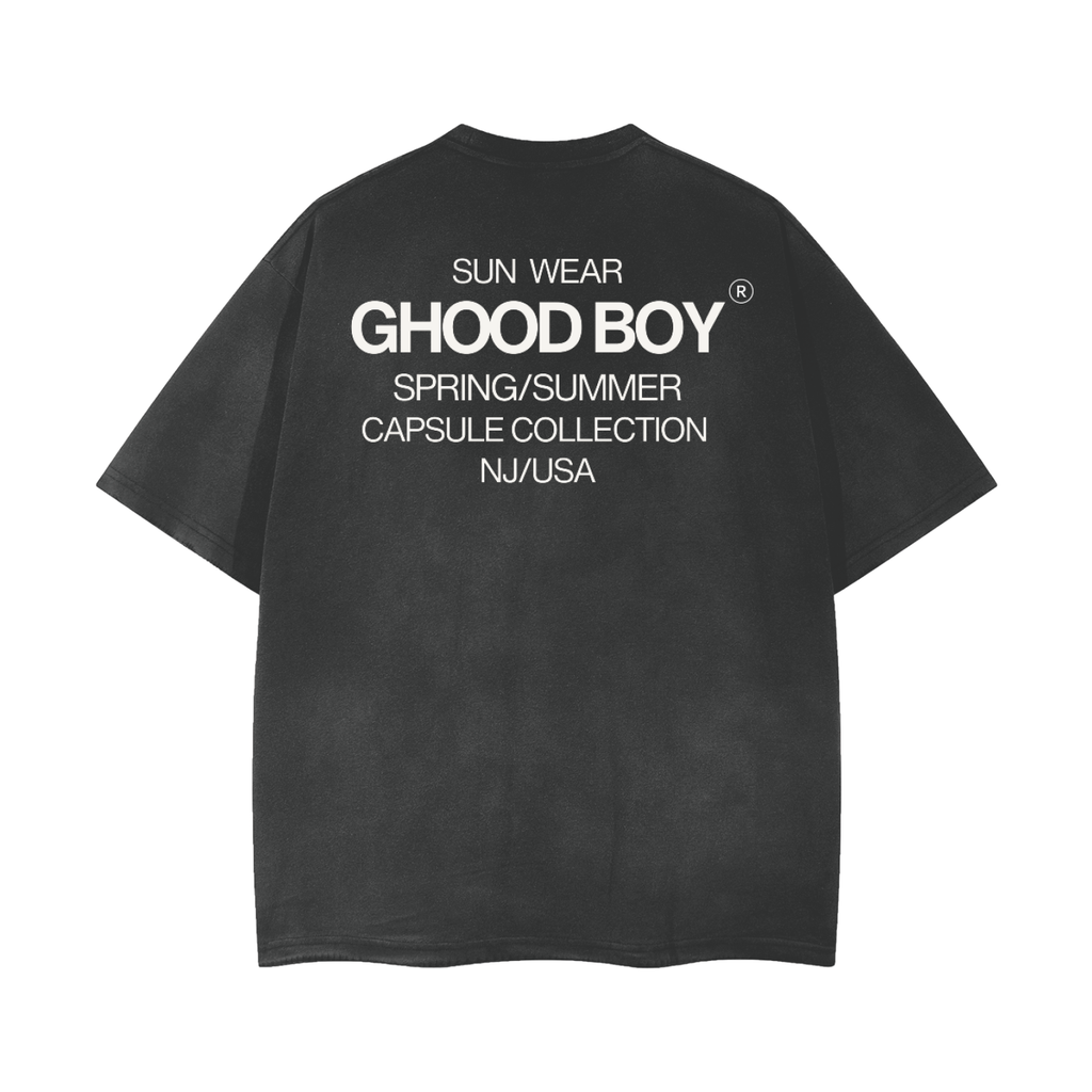 Vintage Wash Frayed T-Shirt - 260 GSM