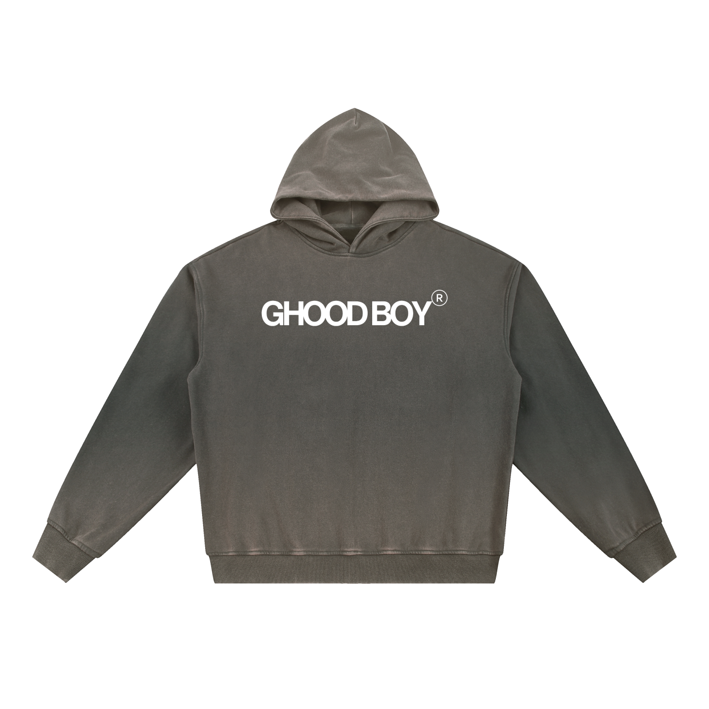 Vintage Washed Gradient Fleece Hoodie