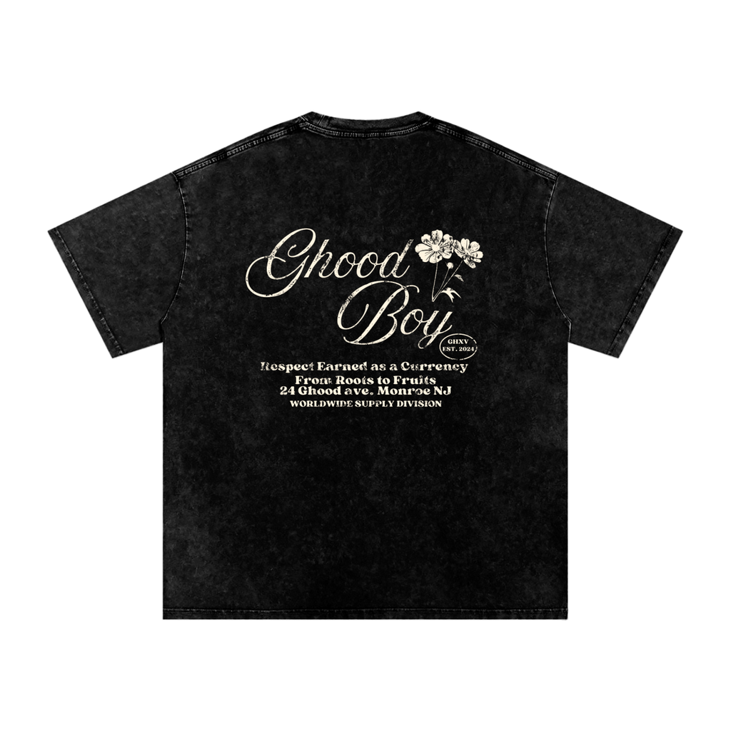 Ghoodboy Snow Washed Oversized Cotton T-Shirt