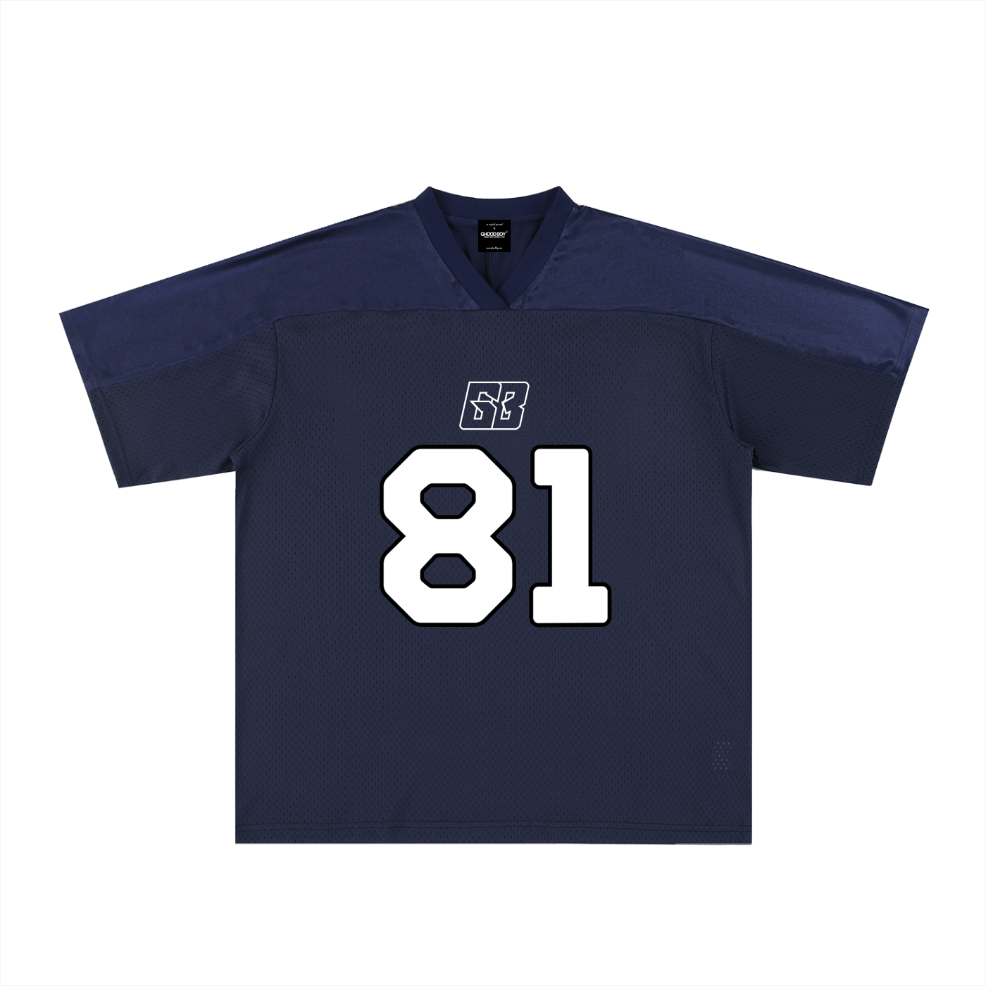 GHOODBOY Oversized Mesh V-Neck Soccer Jersey