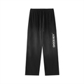 Vintage Washed Gradient Straight-Leg Sweatpants