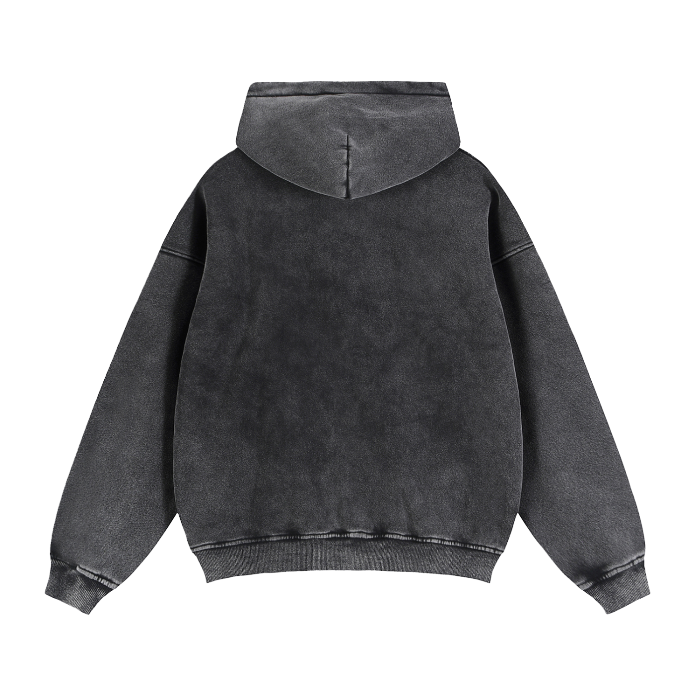 GHOODBOY: Zip-Through Boxy Fleece Hoodie