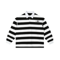 Color Block Stripe Polo Shirt