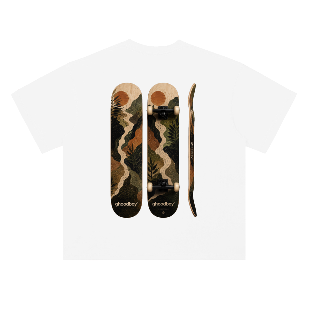 Heavyweight Drop Shoulder Cotton T-Shirt