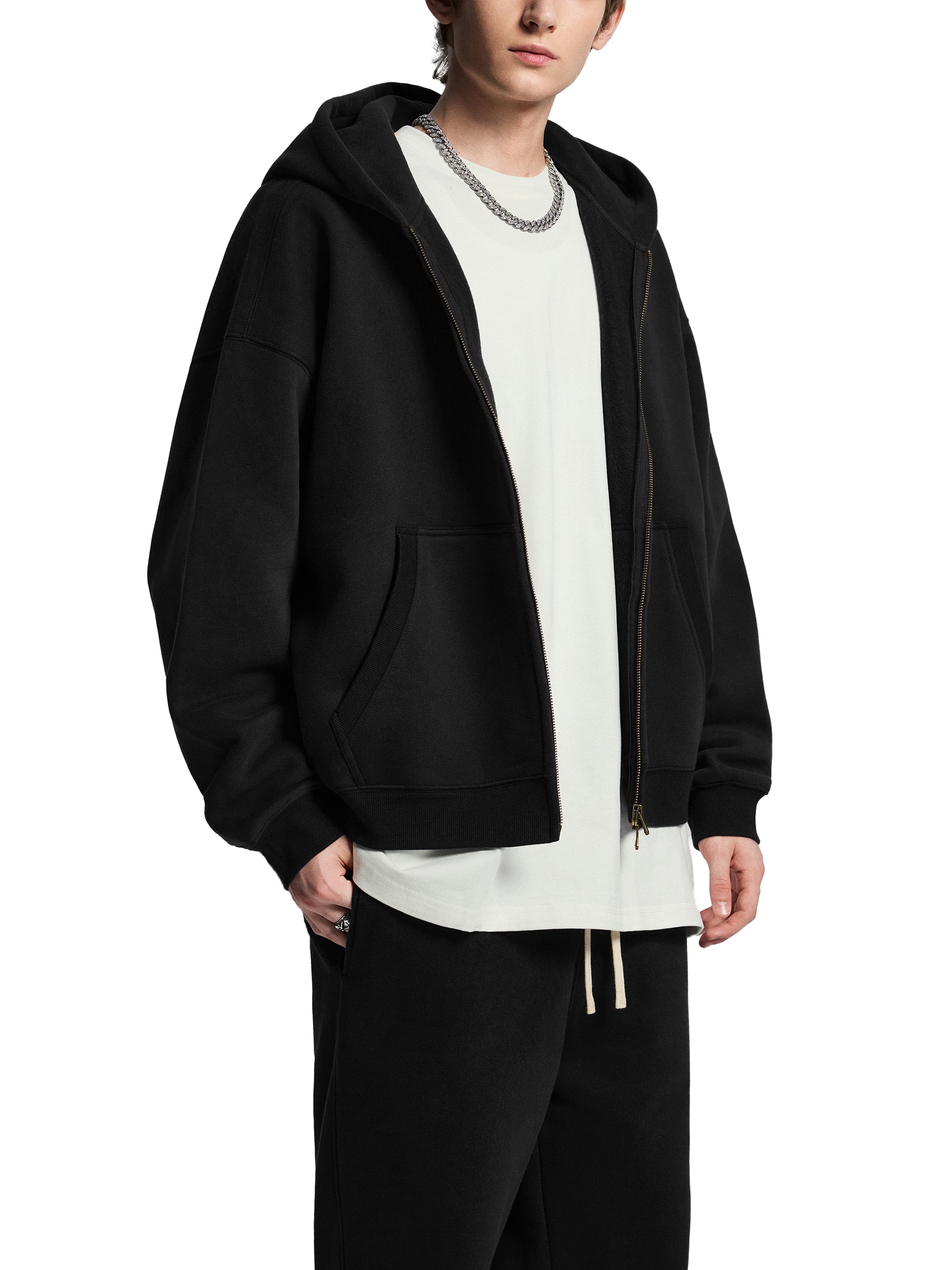 Ghoodboy Essential Oversized Fleece Boxy Hoodie
