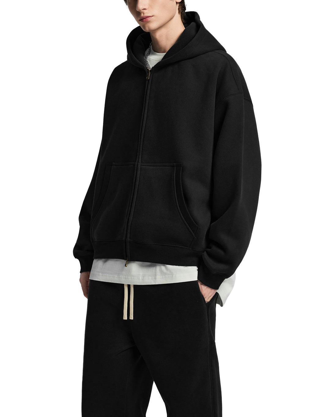 Ghoodboy Essential Oversized Fleece Boxy Hoodie