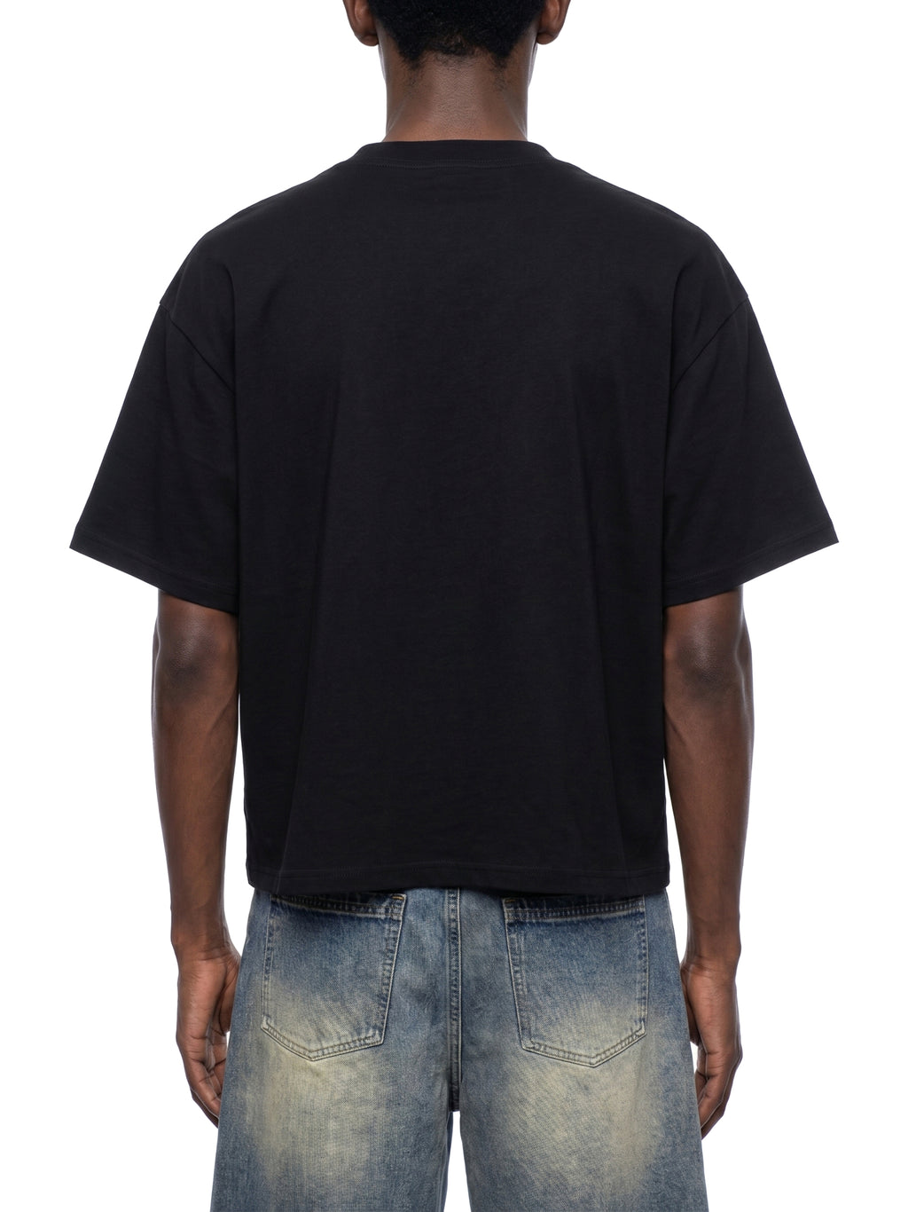 Ghoodboy Unisex Boxy Drop Shoulder Crop T-Shirt